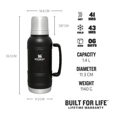 Stanley Artisan Black Moon 1.4 L Siyah Termos - 2