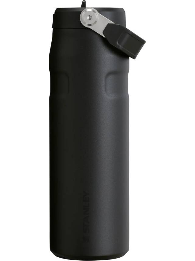 Stanley The IceFlow Flip Straw Pipetli Termos Bardak 0.7 Lt Siyah - 1