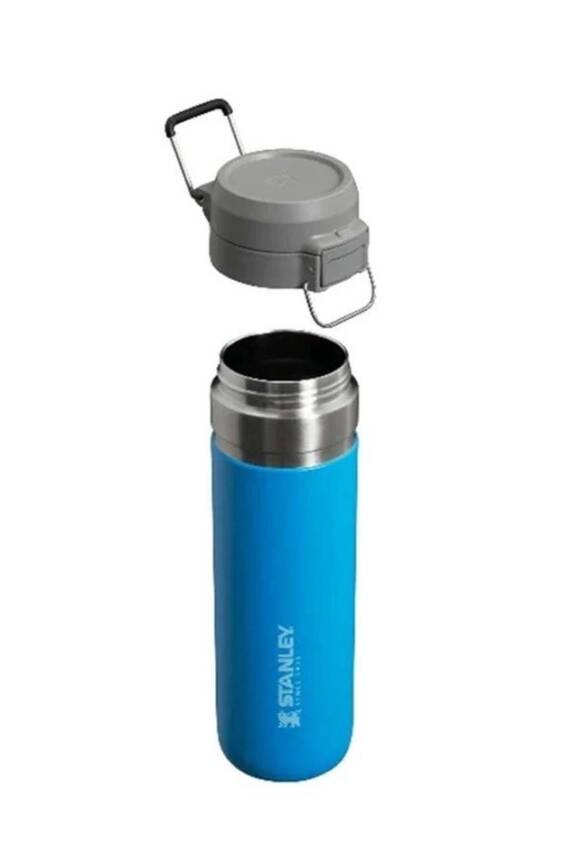 Stanley The Quick Flip Paslanmaz Çelik Termos 0.70 Lt Mavi - 3