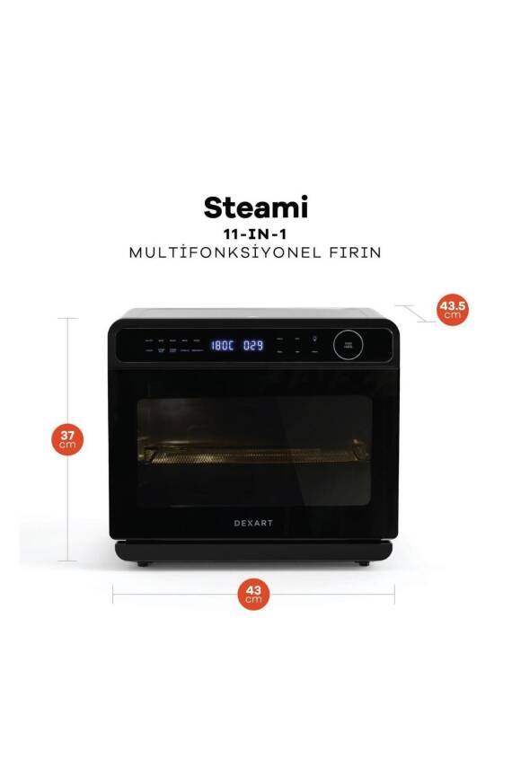 Steami 11-in-1 Multifunctional Buharlı Fırın - 2