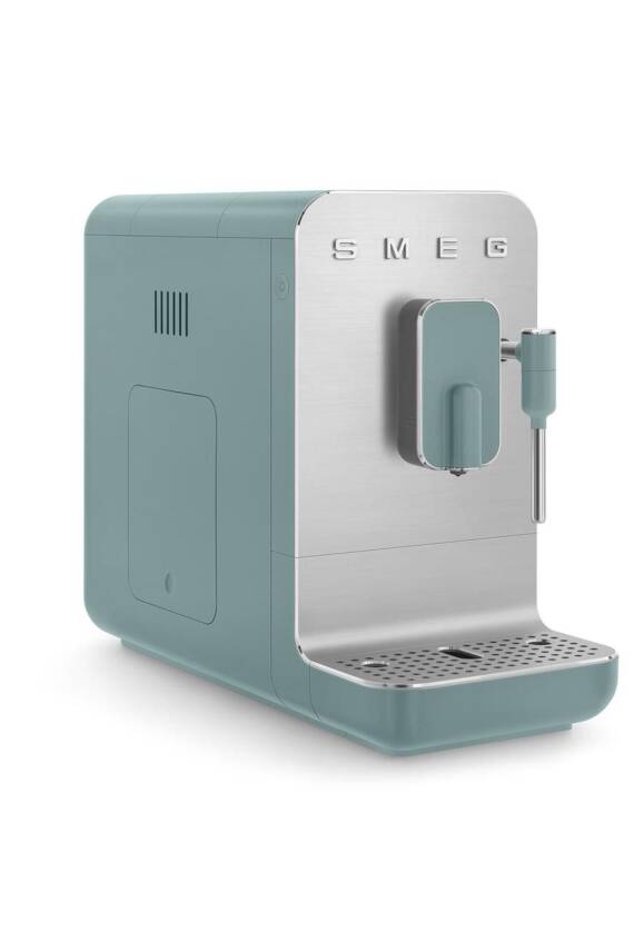Süt Köpürtme Özellikli Espresso Otomatik Kahve Makinesi Zümrüt Yeşili 50ler Stili Estetiği - 2