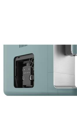 Süt Köpürtme Özellikli Espresso Otomatik Kahve Makinesi Zümrüt Yeşili 50ler Stili Estetiği - 6