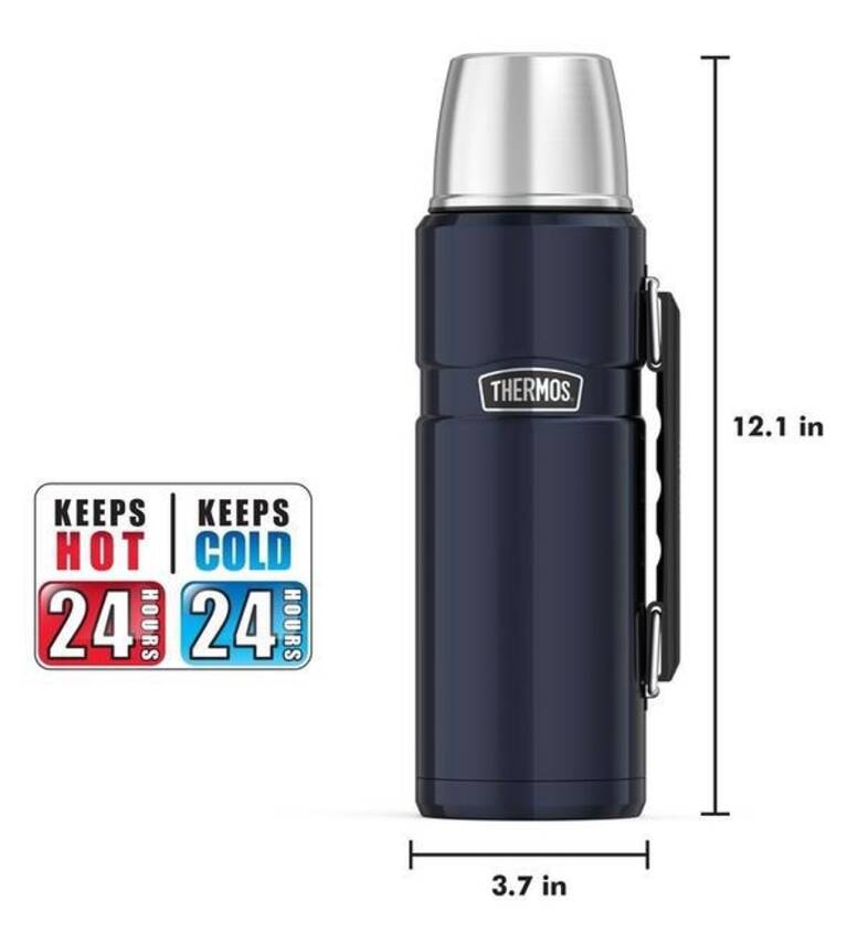 Thermos SK2020 192579 King X-Large Boy 2 Litre Gece Mavi Termos - 3