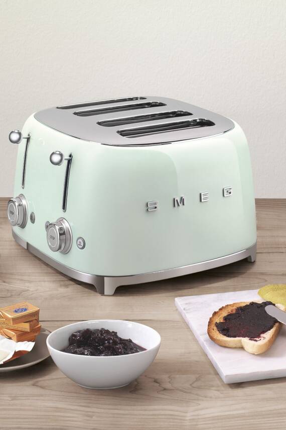 Tsf03pgeu Pastel Yeşil Ekmek Kızartma 4 Slot - 1