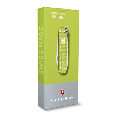 Victorinox 0.6221.241G Lime Twist Classic Alox Çakı - 8