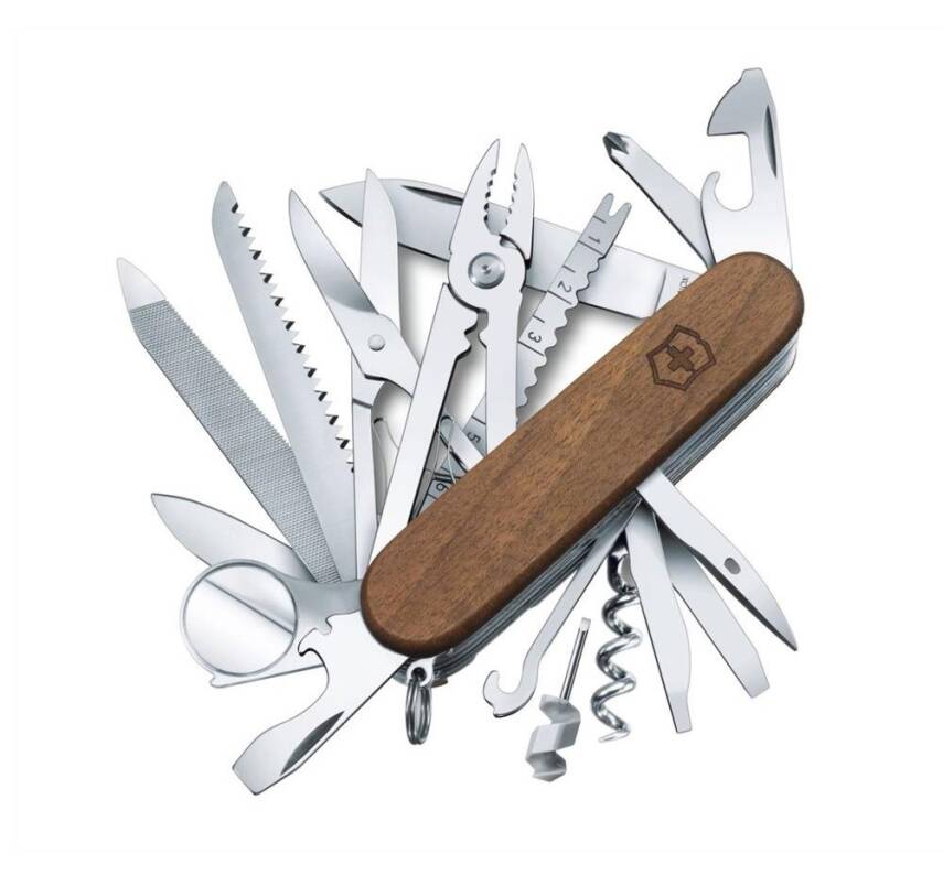 Victorinox 1.6791.63 SwissChamp Ceviz Ağacı Yüzeyli Çakı - 1