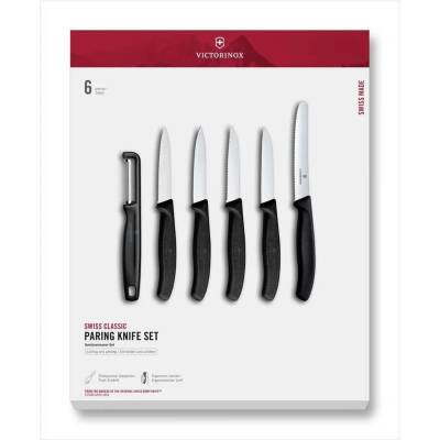 Victorinox 6.7113.61G Swiss Classic 6 Parça Soyma Bıçağı ve Soyacak Seti - VİCTORİNOX