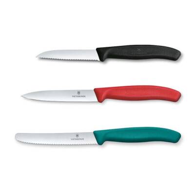 Victorinox 6.7116.34C1 Swiss Classic 3lü Bıçak Set, Renkli - VİCTORİNOX