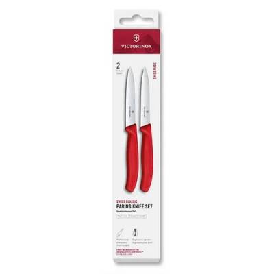 Victorinox 6.7791.2C1 Swiss Classic 2li 10cm Soyma Bıçağı Set, Kırmızı - VİCTORİNOX