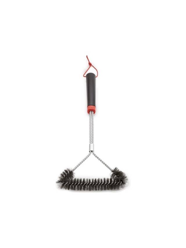 Weber 6278 Üç Taraflı Kıl Izgara Fırçası 46 cm - 2