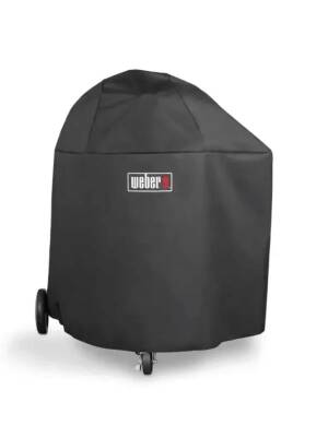 Weber 7173 Premium Branda Summit Kamado E6 & Summit Charcoal Dayanıklı Polyester - 1